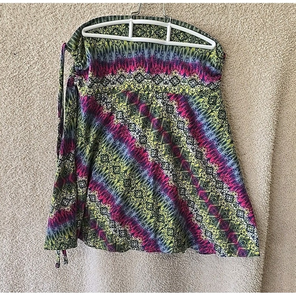 Patagonia Organic Cotton Convertible Floral Lithia Skirt/Halter Top, Size Medium - Picture 2 of 11